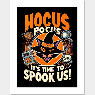 Hocus Pocus, It's Time to Spook Us! Posters and Art